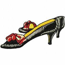 Shoes Embroidery Design 5